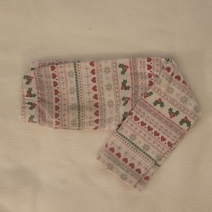 2T Christmas print leggings